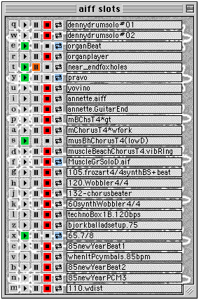 Spongefork v1 AIFF sample slot browser