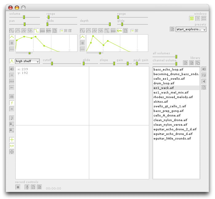 Spongefork 2.3 main window