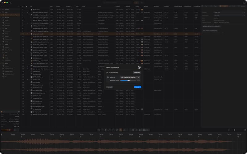 ShadowTag UCS metadata editor