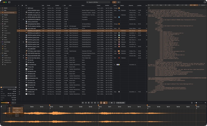ShadowTag XMP metadata editor