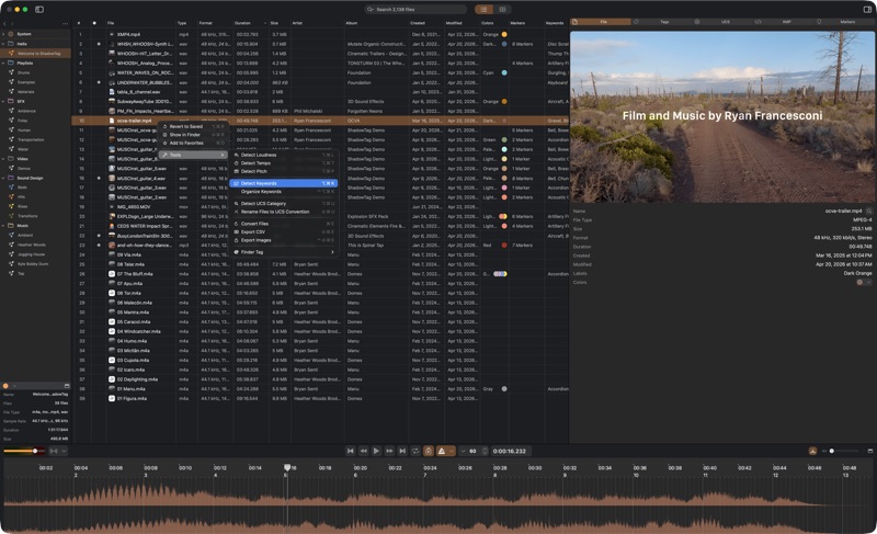 ShadowTag video metadata view